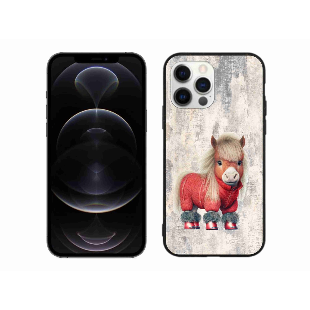 Gél borítás mmCase iPhone 12 Pro Max készülékhez - póni pulóverben