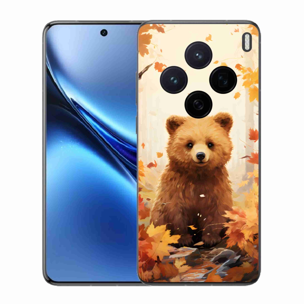 Zselés borítás mmCase a Vivo X200 5G-hez - medve az erdőben