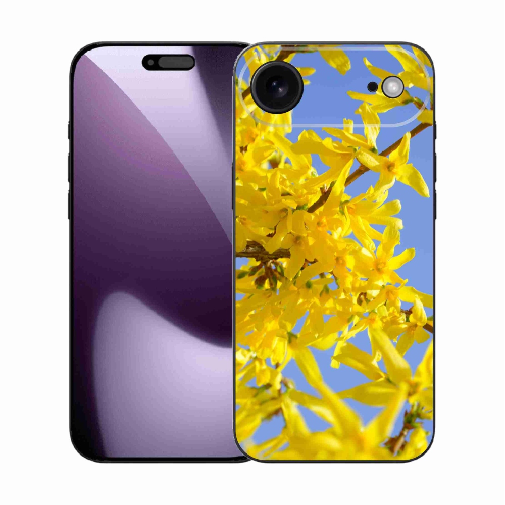 Gél borítás mmCase iPhone 17 Air készülékhez - sárga virágok