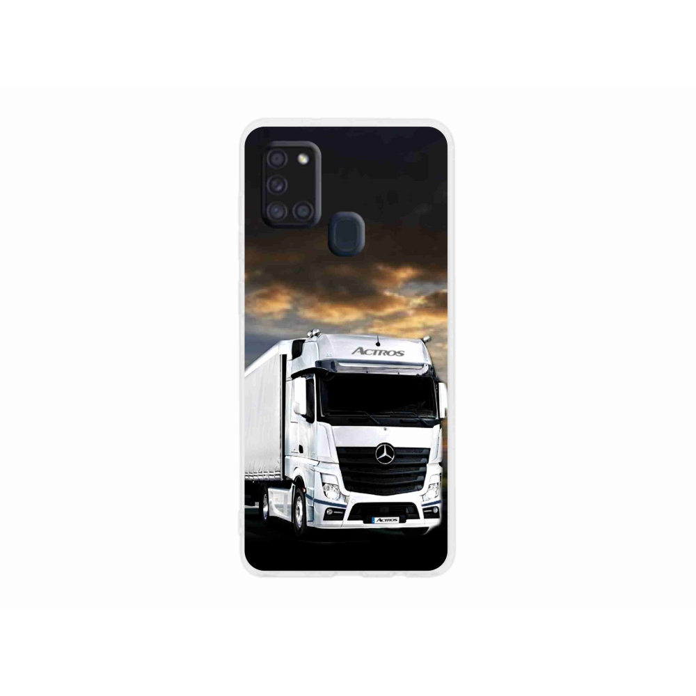 Zselés borítás mmCase Samsung Galaxy A21s - teherautóhoz