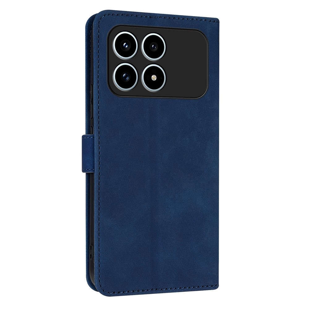 AZNS tok könyv tok Xiaomi Poco F8 Pro 5G-hez - kék