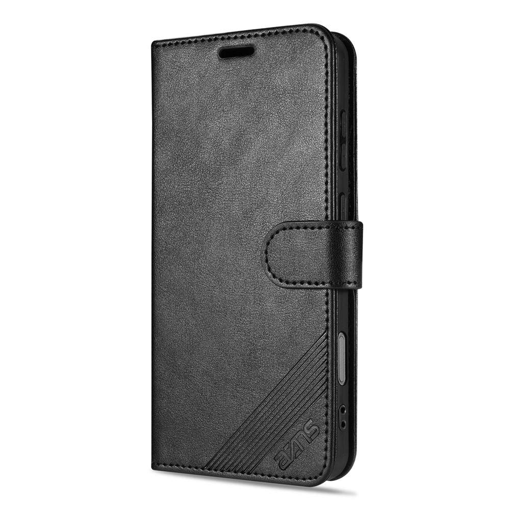 AZNS könyv tok a Honor 600 Lite 5G-hez - fekete