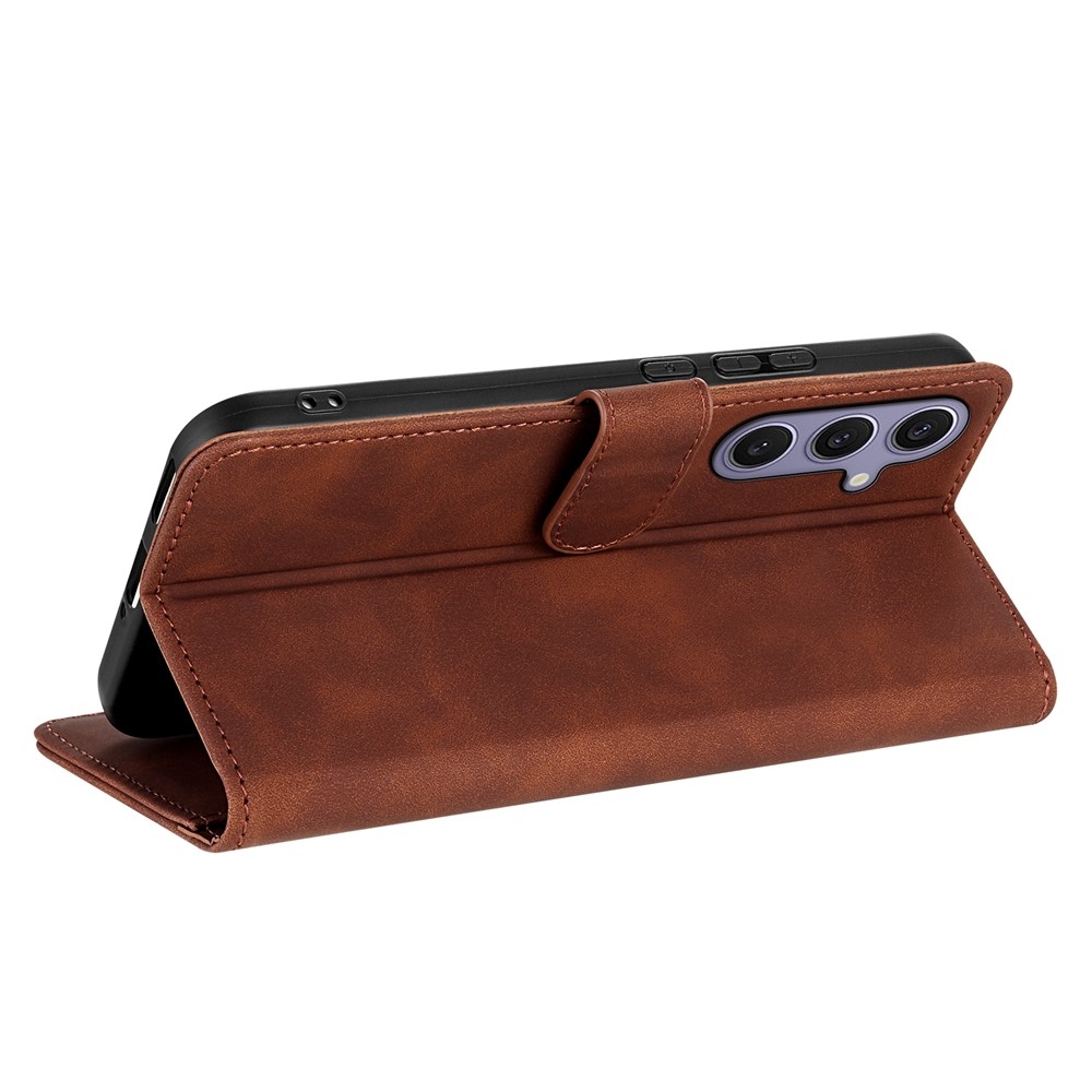 AZNS könyvtáska Samsung Galaxy A57 5G - barna