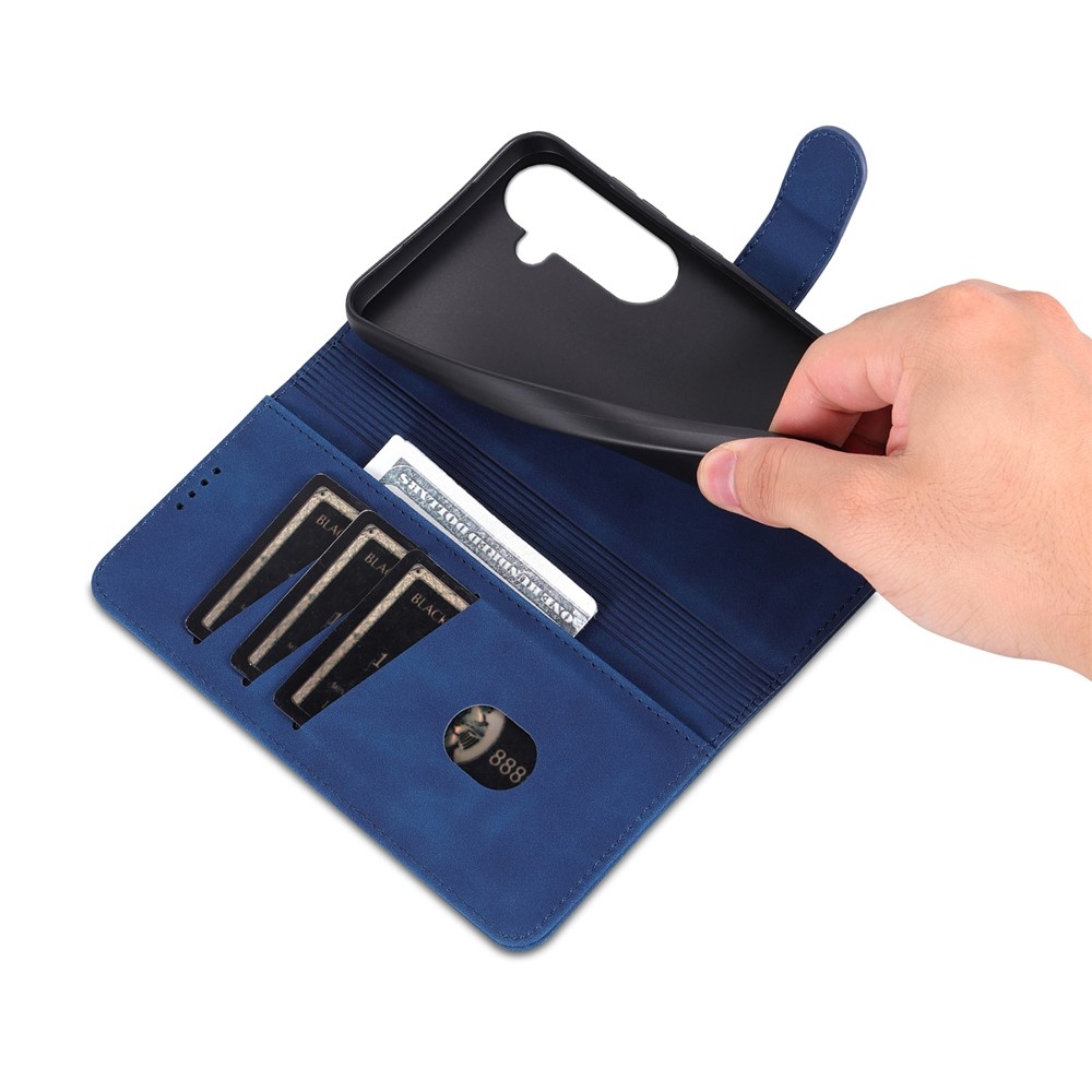 AZNS könyvtáska Samsung Galaxy A57 5G - kék