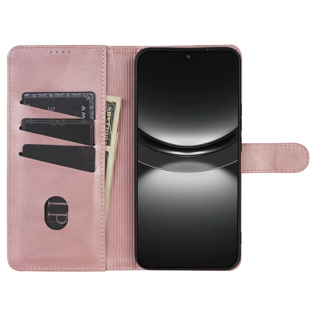 AZNS könyv tok Samsung Galaxy A57 5G - rózsaarany színben