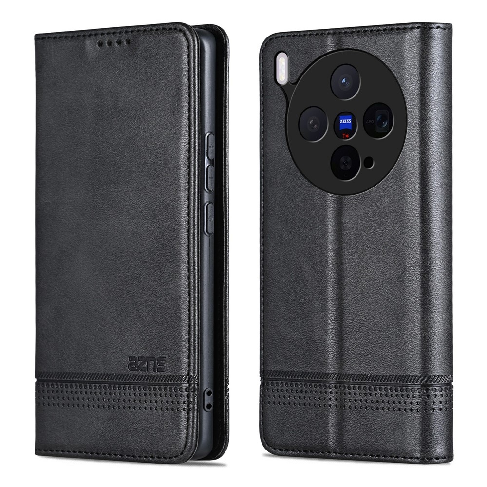 AZNS könyvtok Vivo X300 5G-hez - fekete