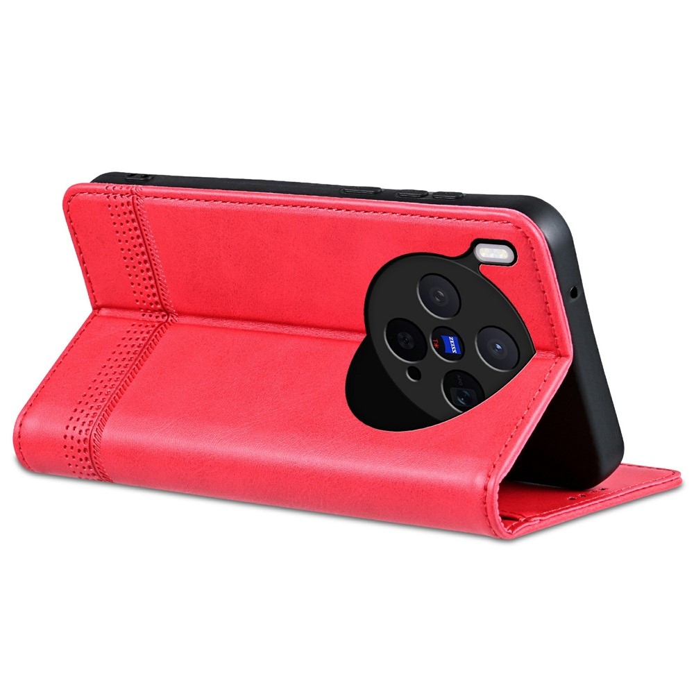 AZNS könyvtok Vivo X300 5G-hez - piros