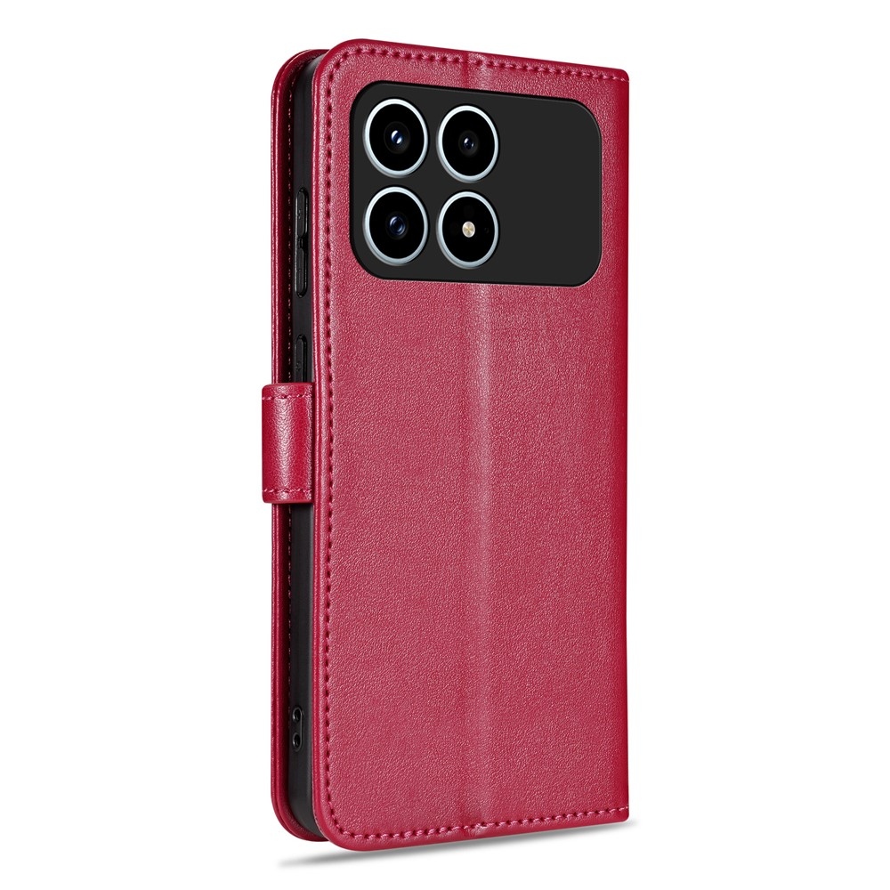 AZNS könyv tok a Xiaomi Poco F8 Pro 5G-hez - piros