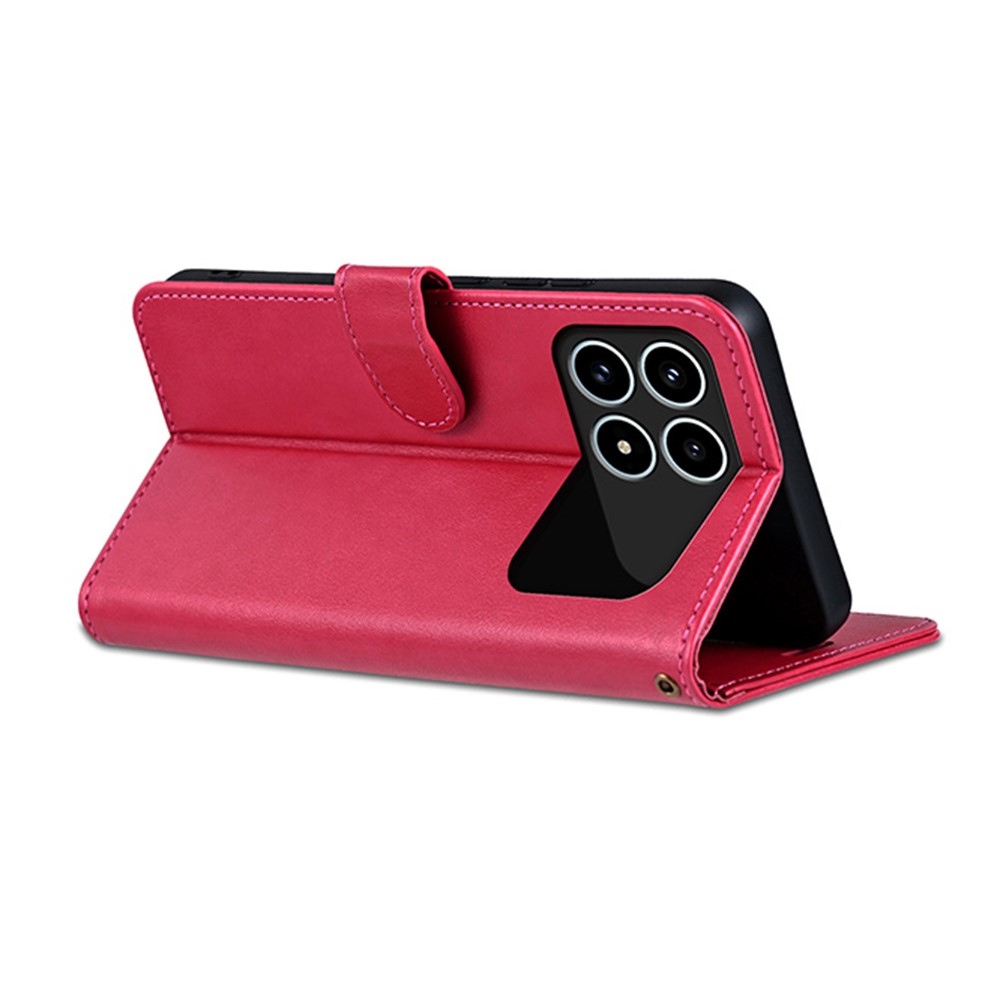 AZNS könyv tok a Xiaomi Poco F8 Pro 5G-hez - piros