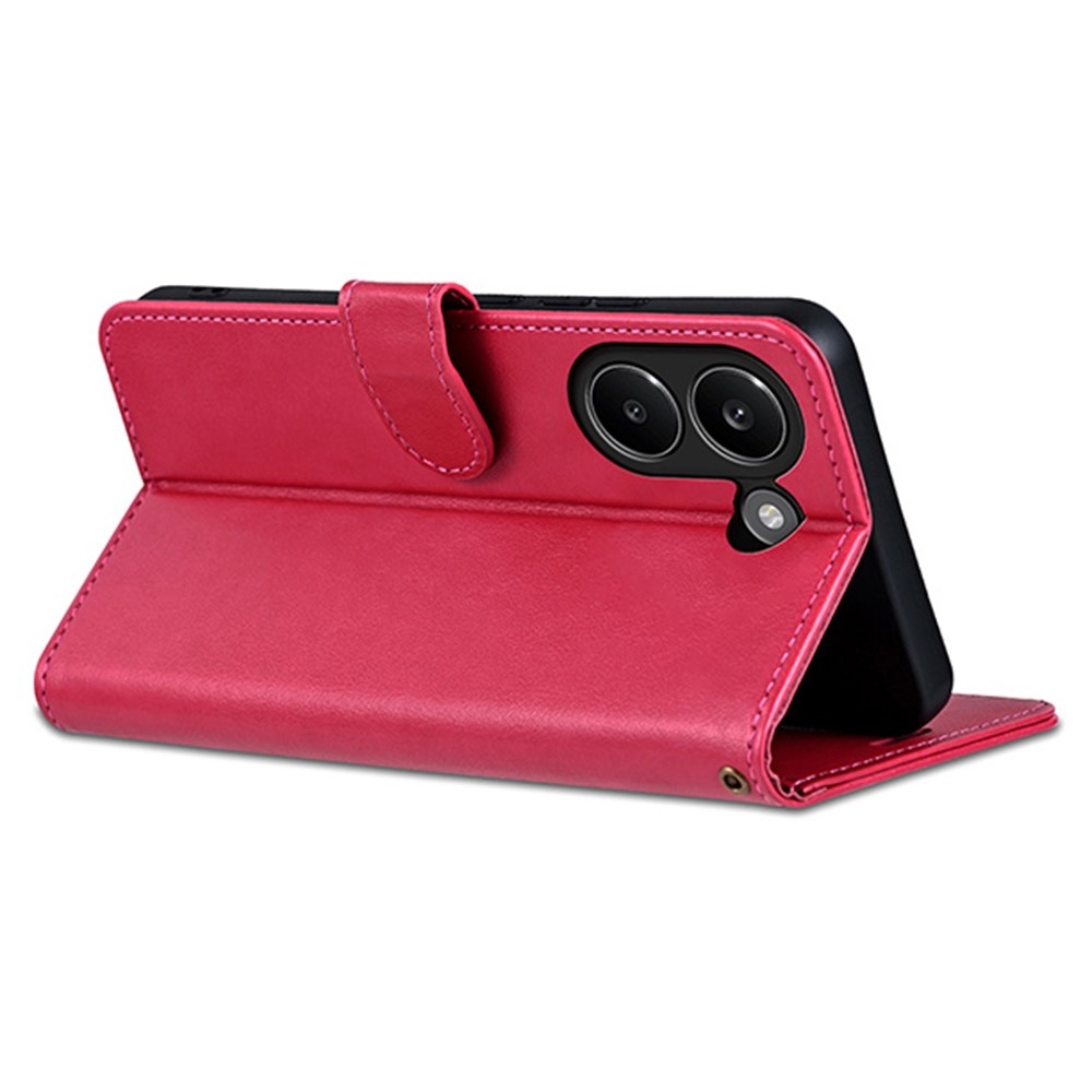 AZNS könyv tok a Xiaomi Poco X8 Pro 5G-hez - piros