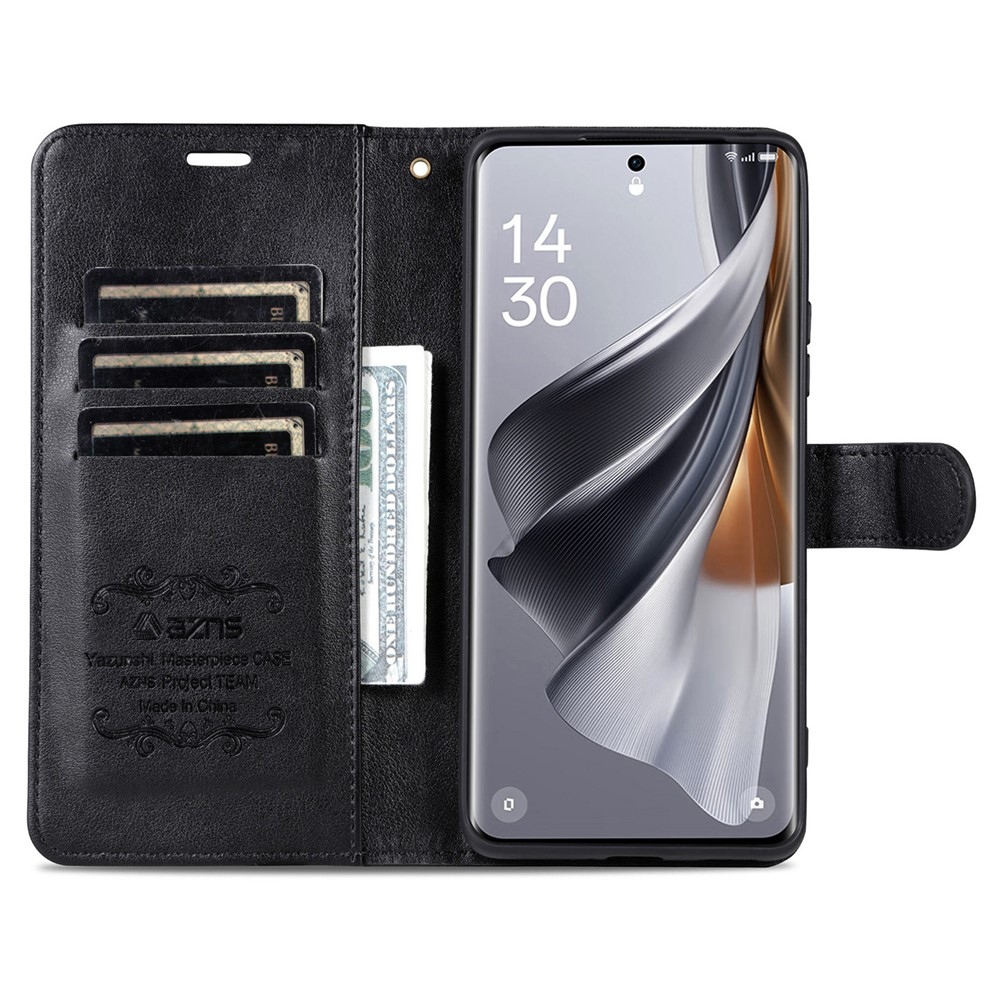 AZNS könyv tok a Xiaomi Poco X8 Pro Max 5G-hez - fekete