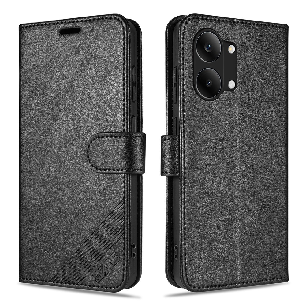 AZNS könyv tok a Xiaomi Poco X8 Pro Max 5G-hez - fekete