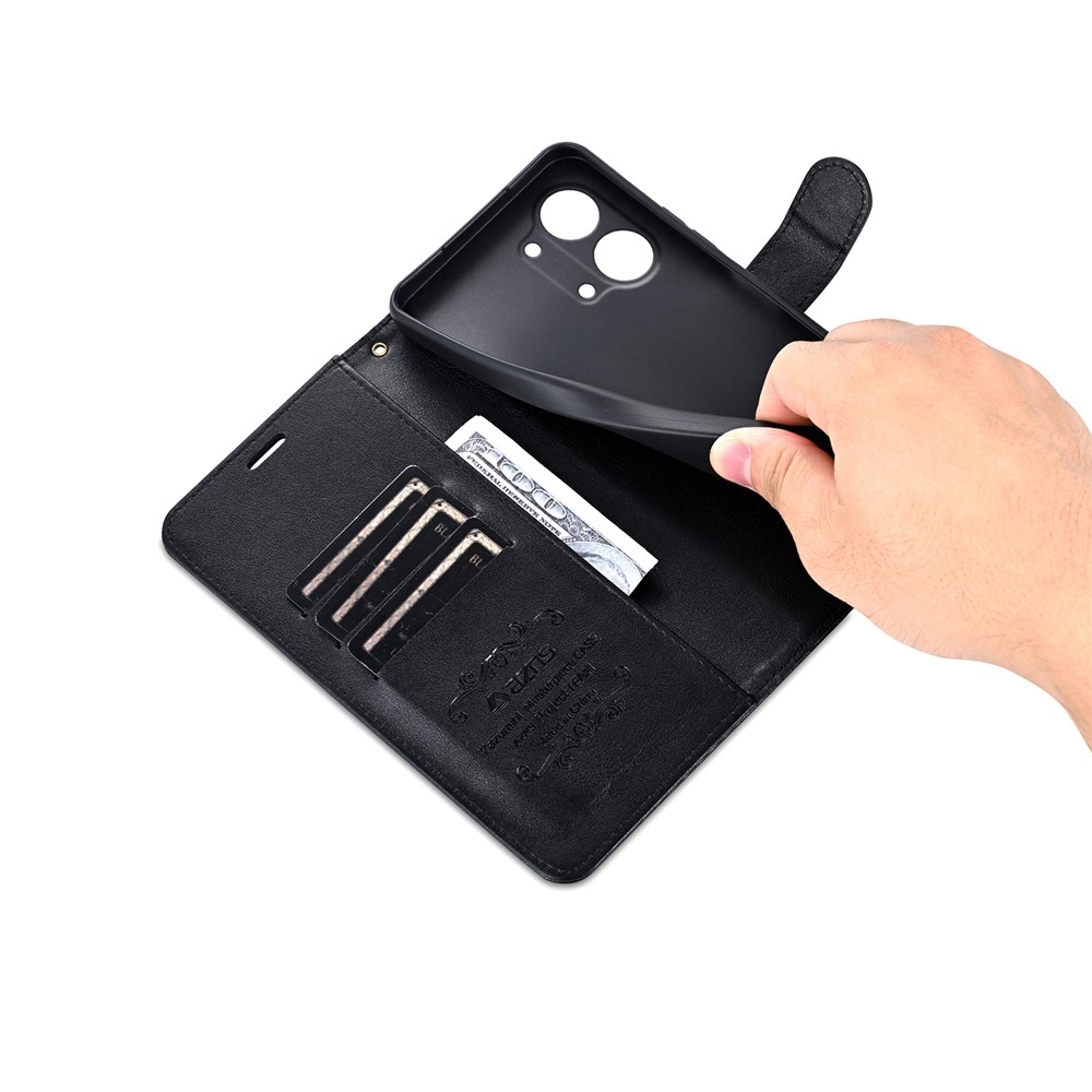 AZNS könyv tok a Xiaomi Poco X8 Pro Max 5G-hez - fekete