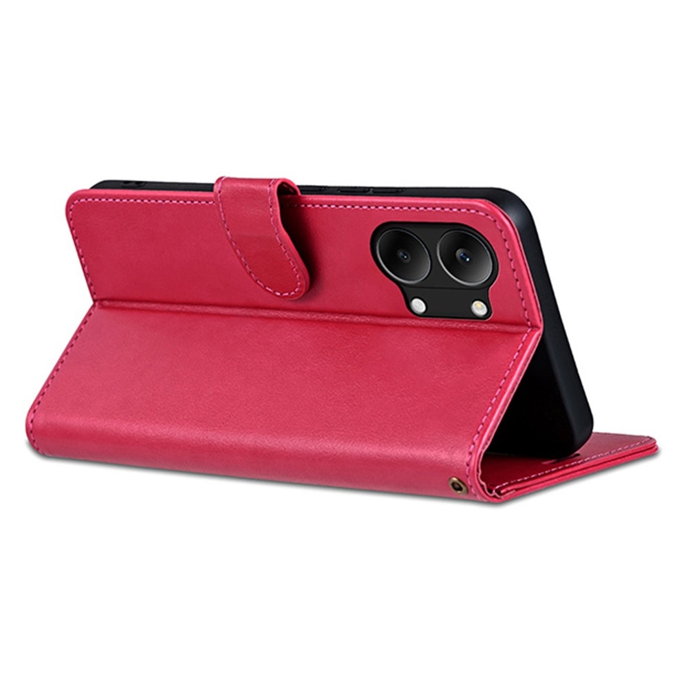 AZNS könyv tok a Xiaomi Poco X8 Pro Max 5G-hez - piros