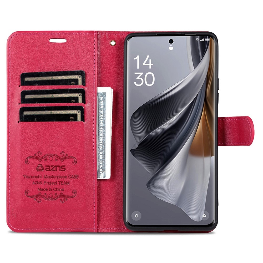 AZNS könyv tok a Xiaomi Poco X8 Pro Max 5G-hez - piros