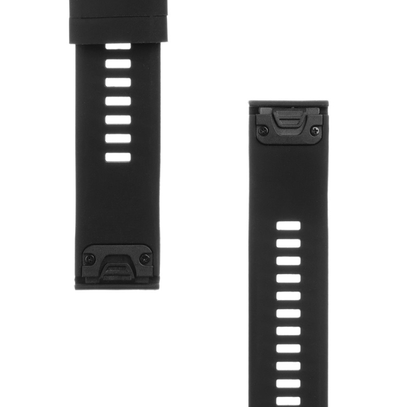 Tactical 426 Szilikon szíj Garmin Fenix 5/6/7 QuickFit 22mm Fekete Garmin Fenix 5/6/7 QuickFit 22mmhez