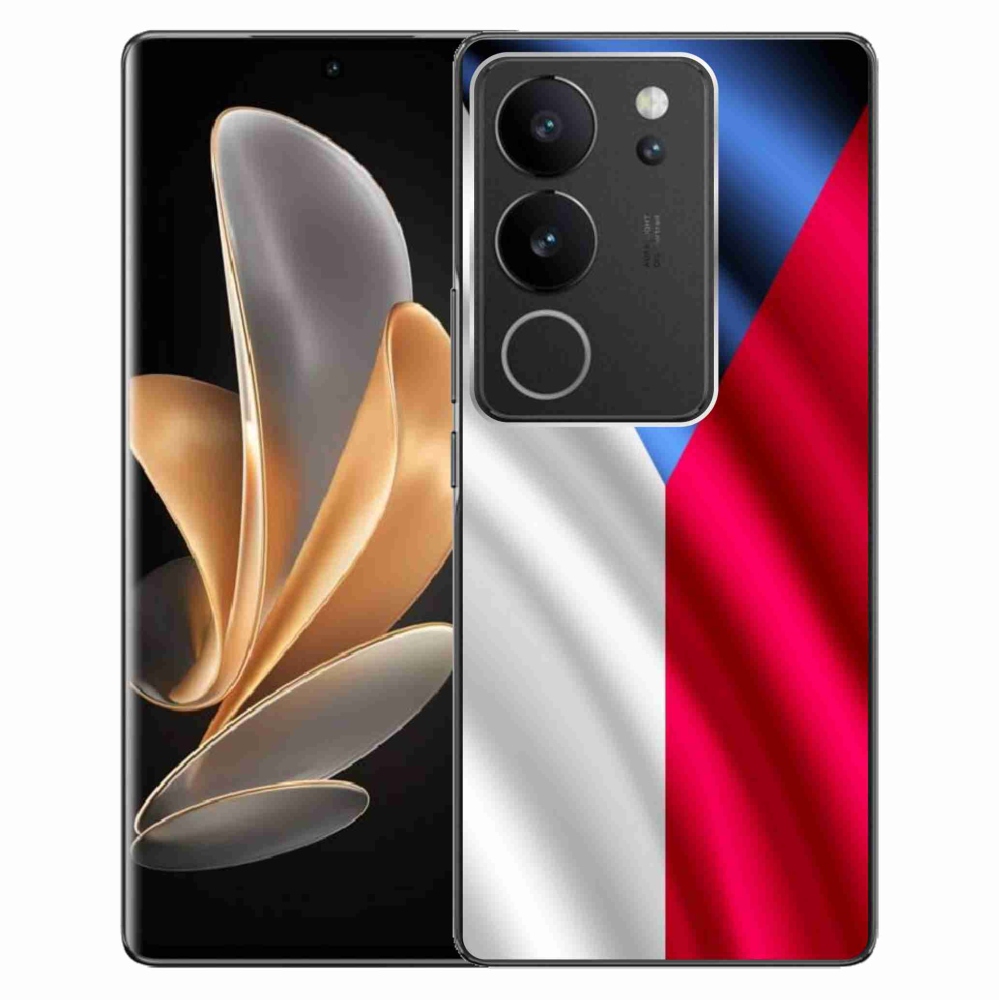 Gél borító mmCase a Vivo V29 5G - cseh zászlóra