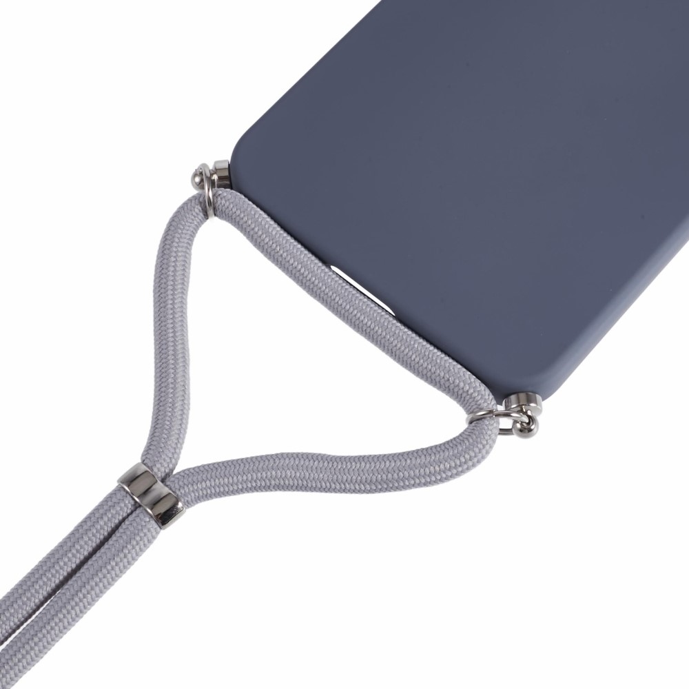 Bélelt zselés tok húzózsinórral Samsung Galaxy S25+ készülékhez - szürke