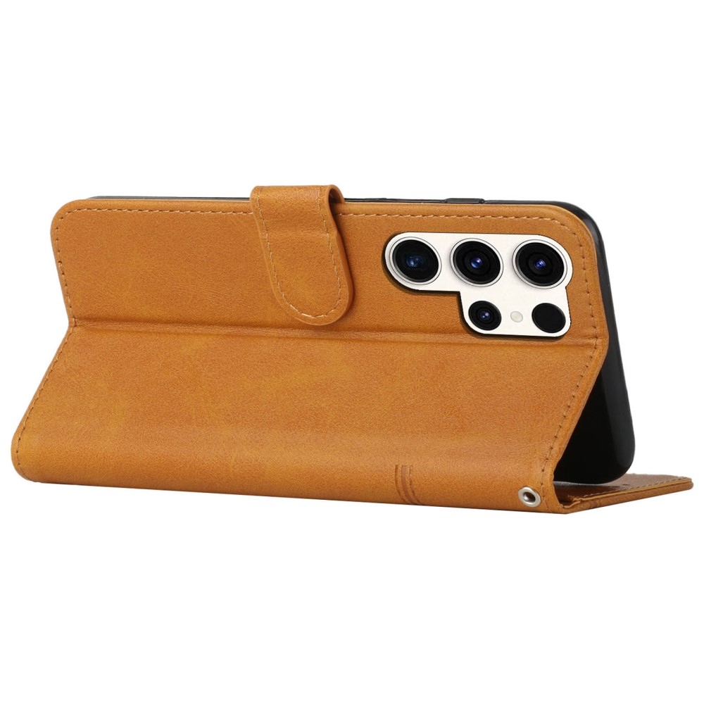 Line book tok Samsung Galaxy S25 Ultra készülékhez - sárga