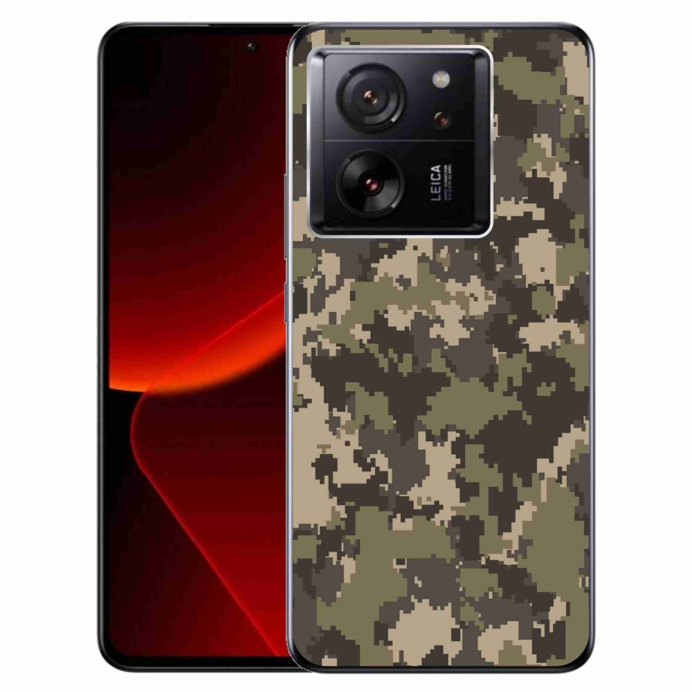 Gél borítás mmCase a Xiaomi 13T/13T Pro számára - terepszínű minta 12
