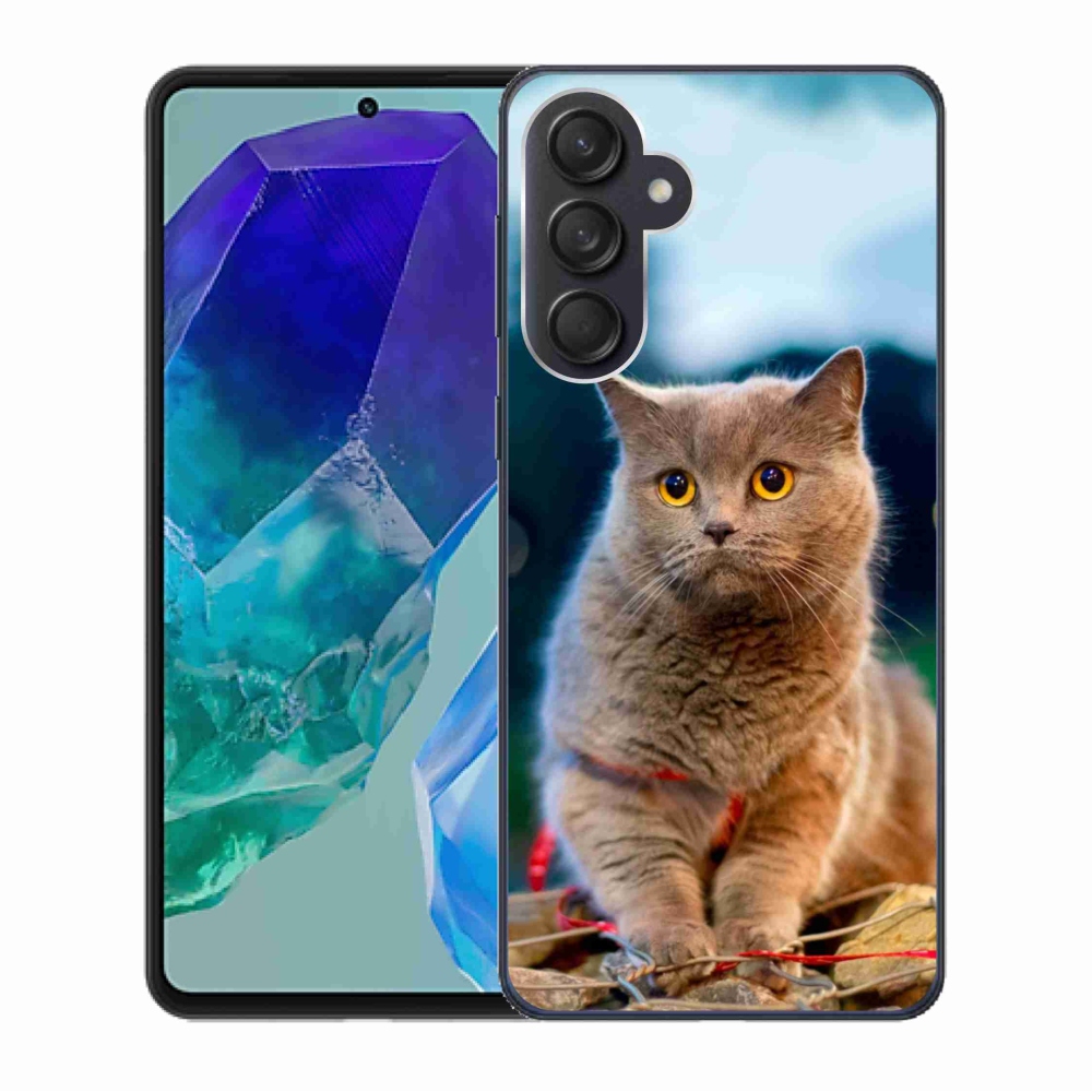 Gél védőhuzat mmCase Samsung Galaxy M55 5G - brit kék 2