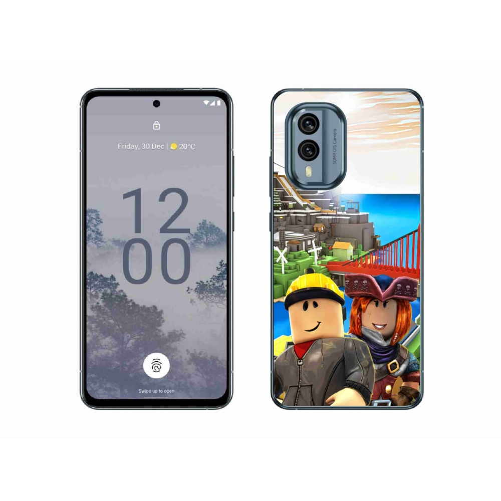 Zselés borítás mmCase a Nokia X30 5G készülékhez - roblox 1