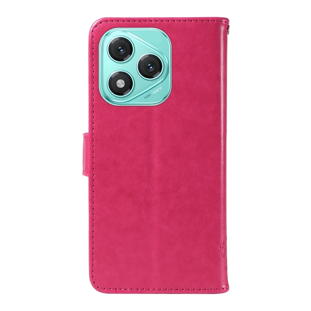 Fák könyvtáska a Honor 400 Lite-hoz - rózsaszínű