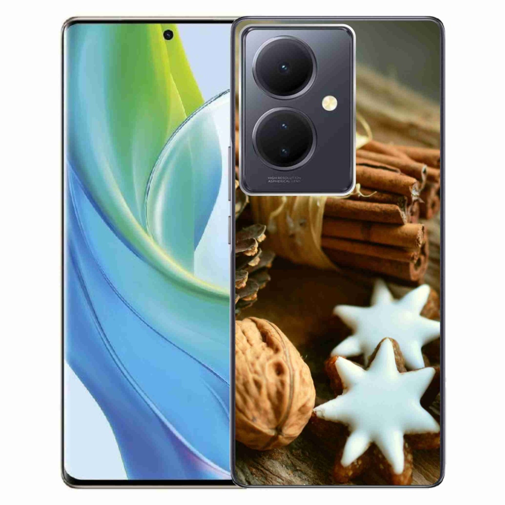 Gél borítás mmCase a Vivo V29 Lite 5G-hez - fahéj és mézeskalács