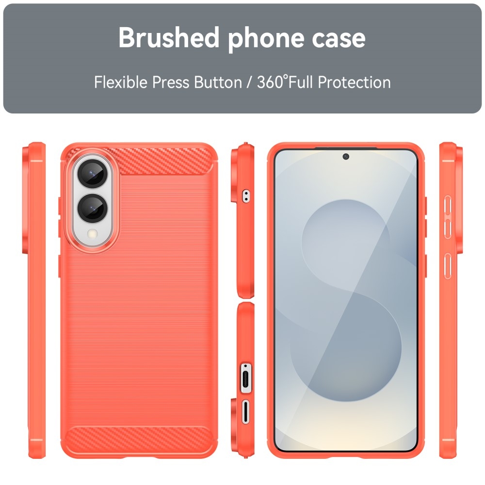 Szénálló zselés tok Samsung Galaxy S25 Edge készülékhez - piros