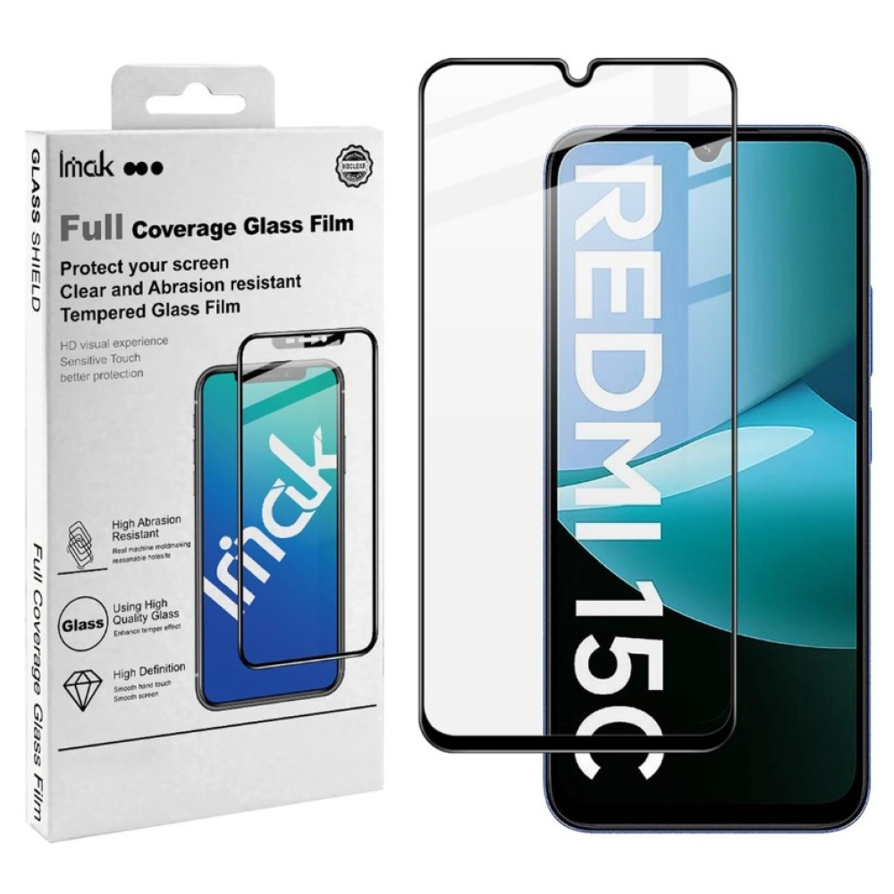 IMK teljes képernyő edzett üveg a Xiaomi Redmi 15C 4G (171mm)/Poco C85 4G (171mm)-en