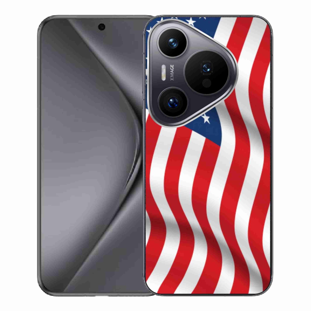 Gél borítás mmCase a Huawei Pura 70 Pro számára - amerikai zászló