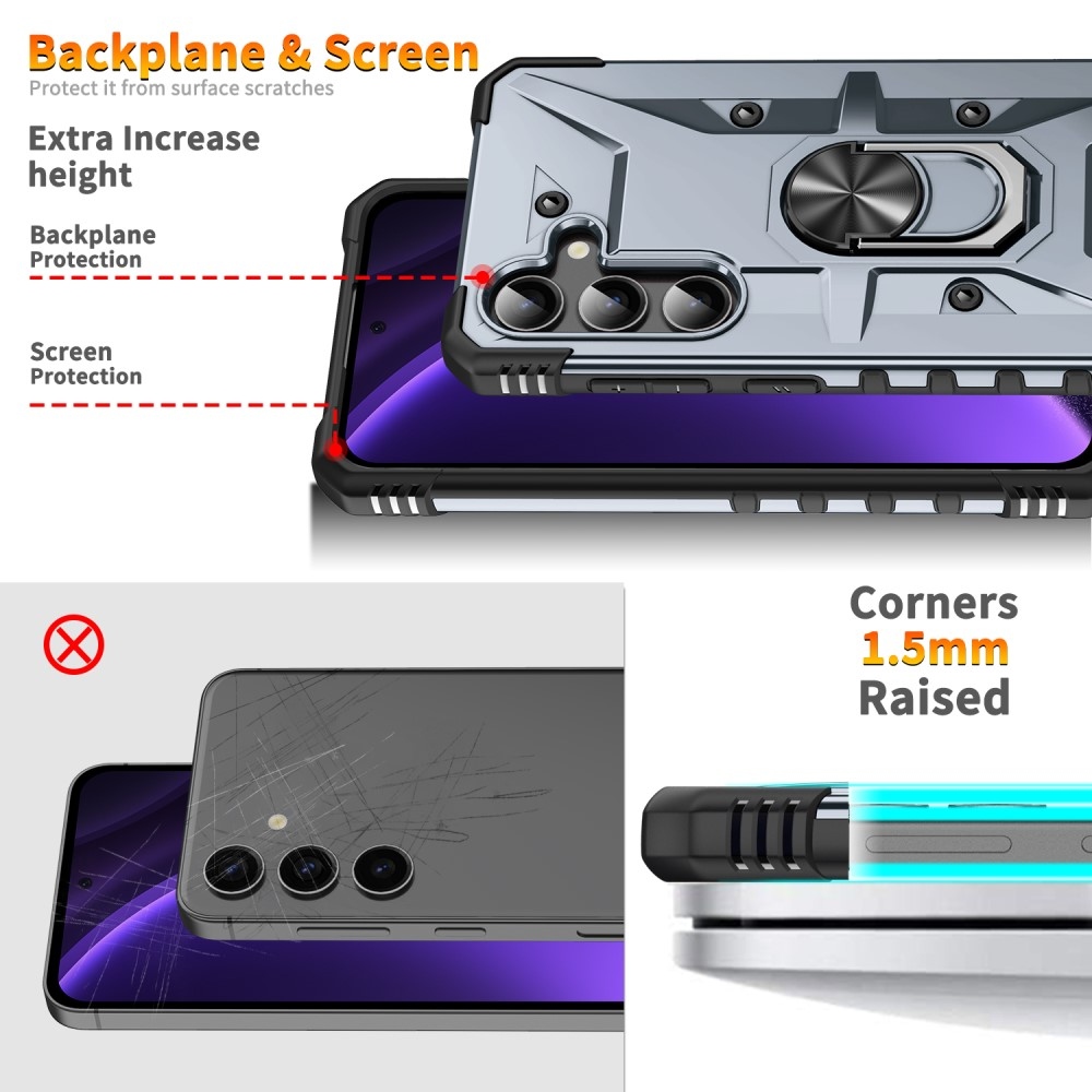 Cseppálló borítás Samsung Galaxy A26 5G készülékhez - szürke