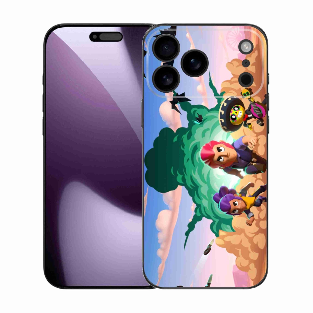 Zselés borítás mmCase iPhone 17 Pro Max készülékhez - verekedős csillagok