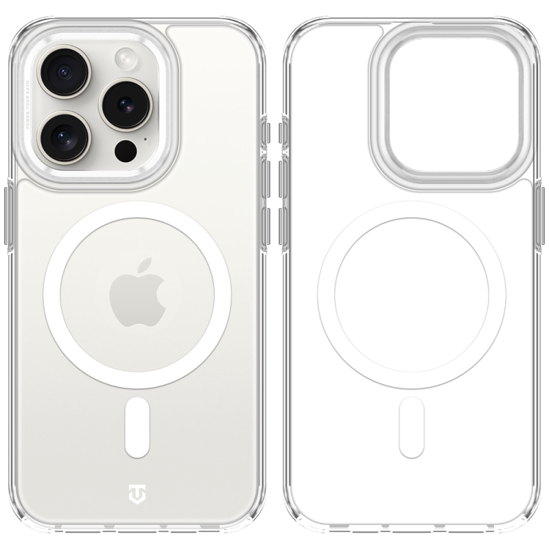 Tactical MagForce 2.0 tok az Apple iPhone 15 Pro-hoz, ezüst színben