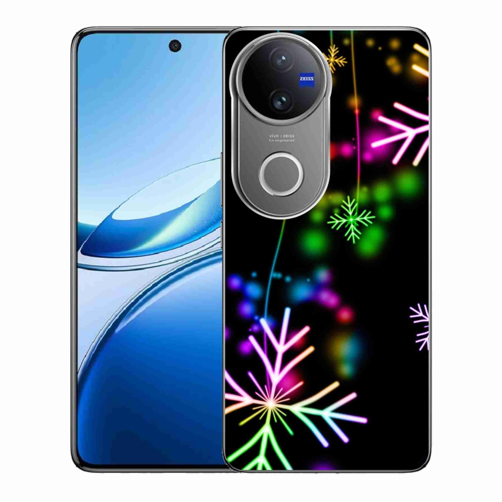 Zselés borítás mmCase a Vivo V50 5G készülékhez - színes pelyhekkel