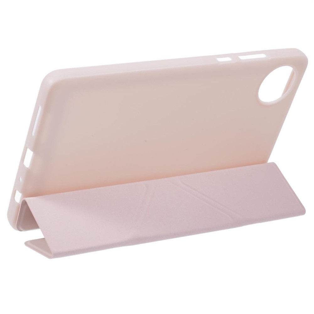 Origamis összecsukható táblagép tok Xiaomi Redmi Pad SE 8.7 - rózsaszín