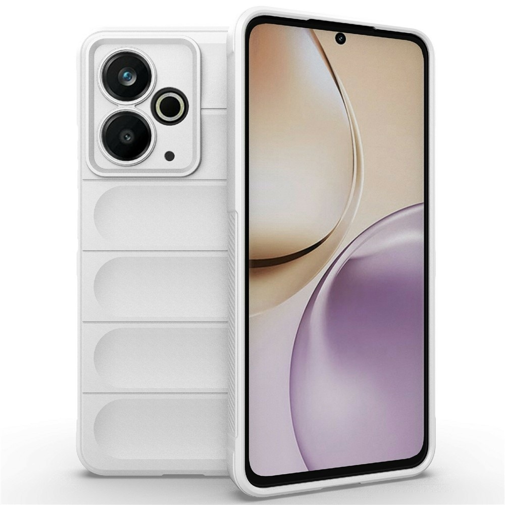 Rugg tartós zselés tok a Realme 14T 5G készülékhez - fehér