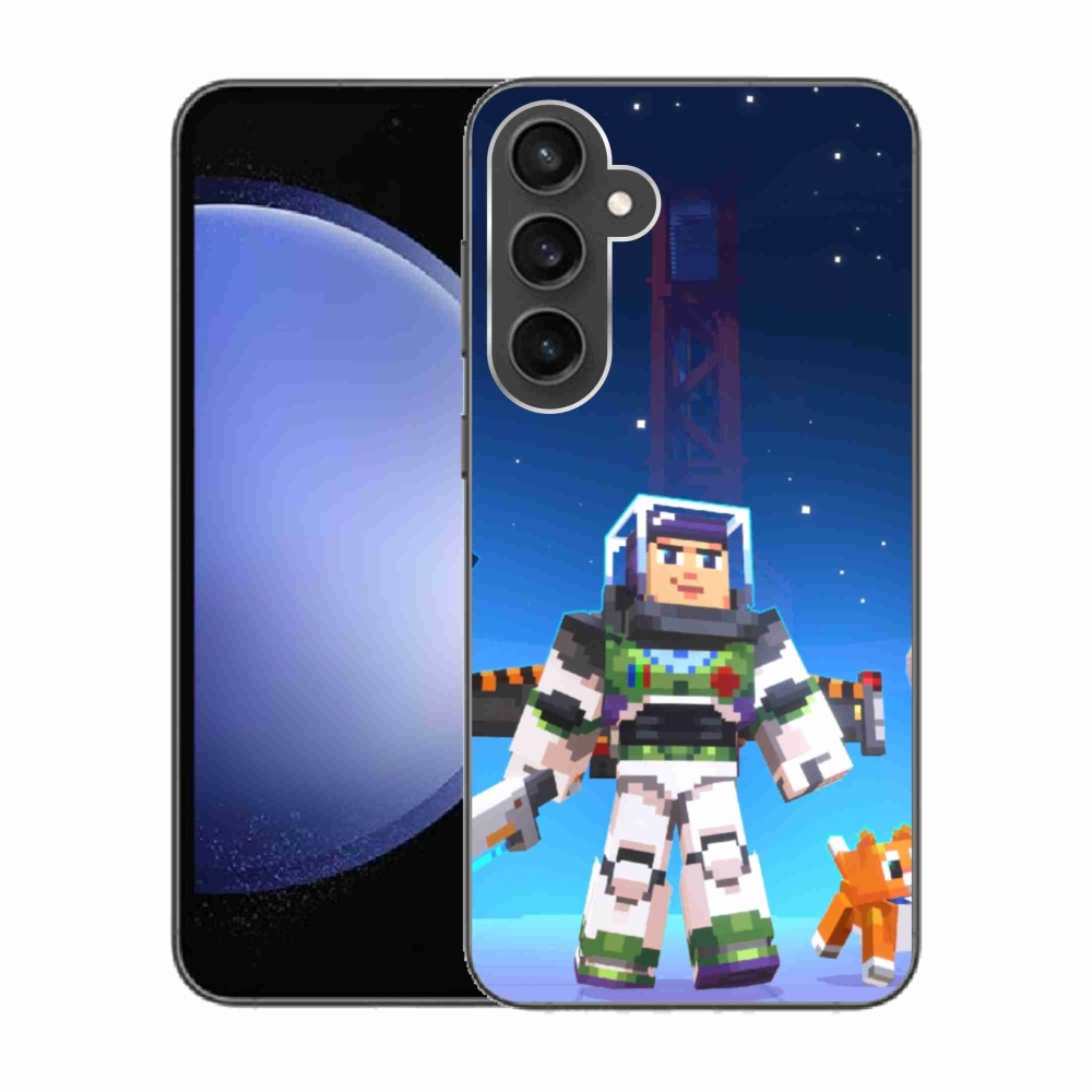Gél borítás mmCase Samsung Galaxy S23 FE - minecraft 2 - Samsung Galaxy S23 FE számára