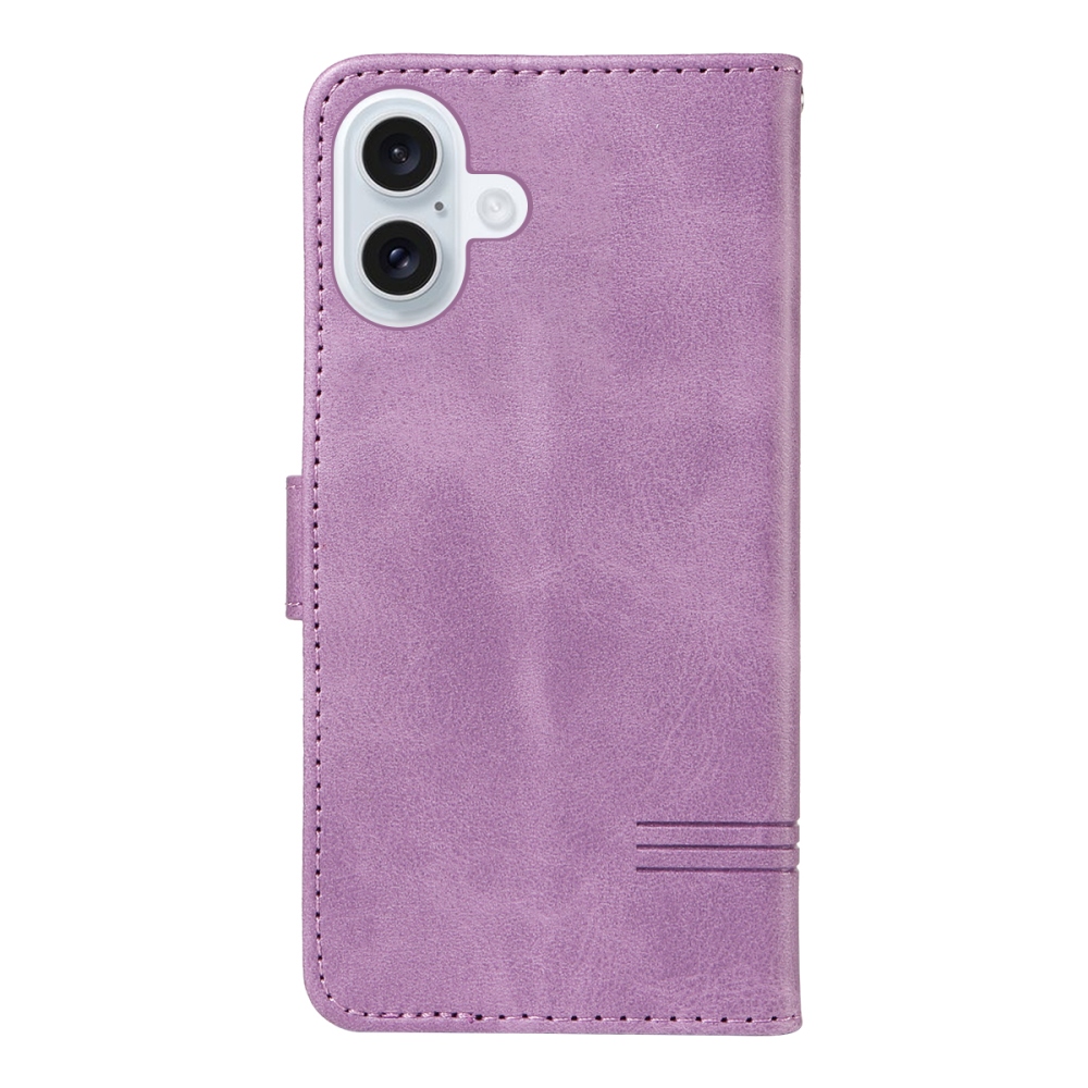 Póló alakú könyvtáska iPhone 17 készülékhez - világos lila