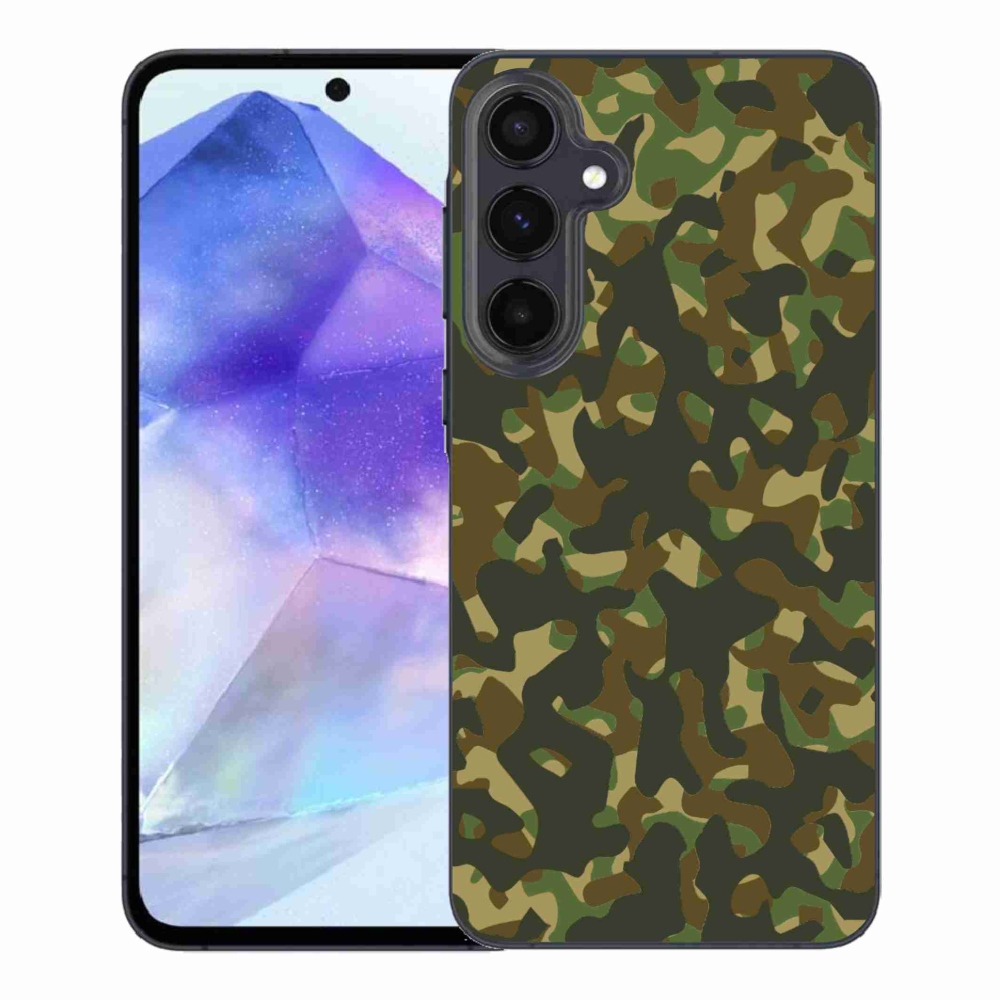 Gél védőhuzat mmCase Samsung Galaxy A55 5G - terepszínű mintázat 1