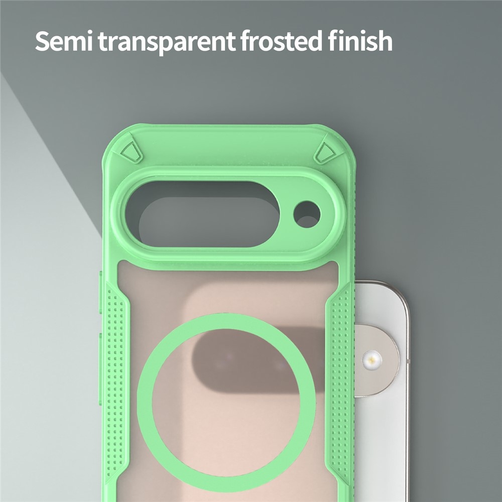 Froste tartós védőburkolat MagSafe-val a Google Pixel 10 készülékhez - zöld