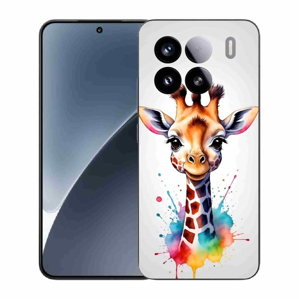 Gél borítás mmCase a Xiaomi 15-öshöz - zsiráf 1