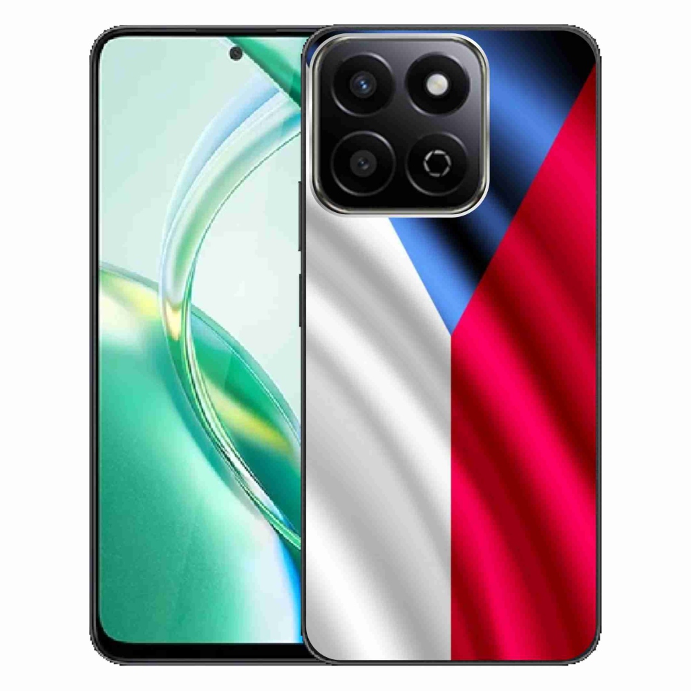 Zselés borító mmCase a Honor 200 Smart 5G számára - cseh zászló