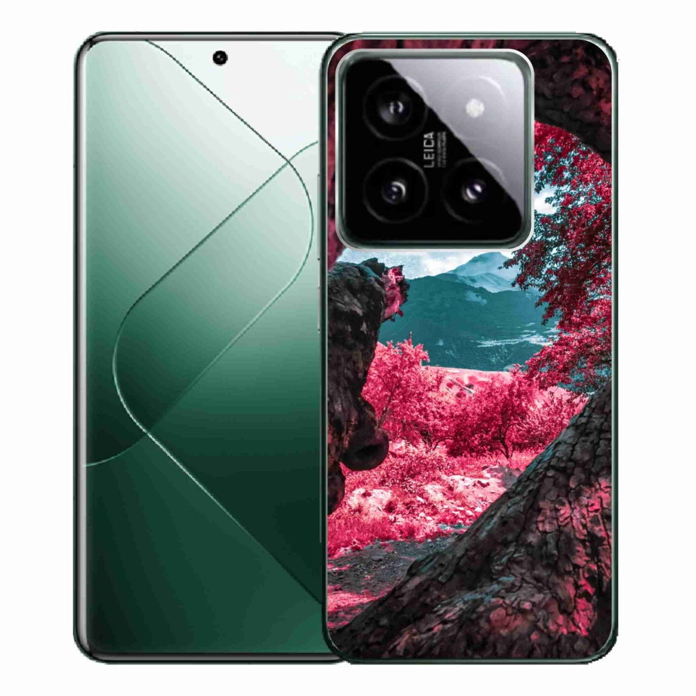 Gél borítás mmCase a Xiaomi 14 Pro számára - hegyi kilátás