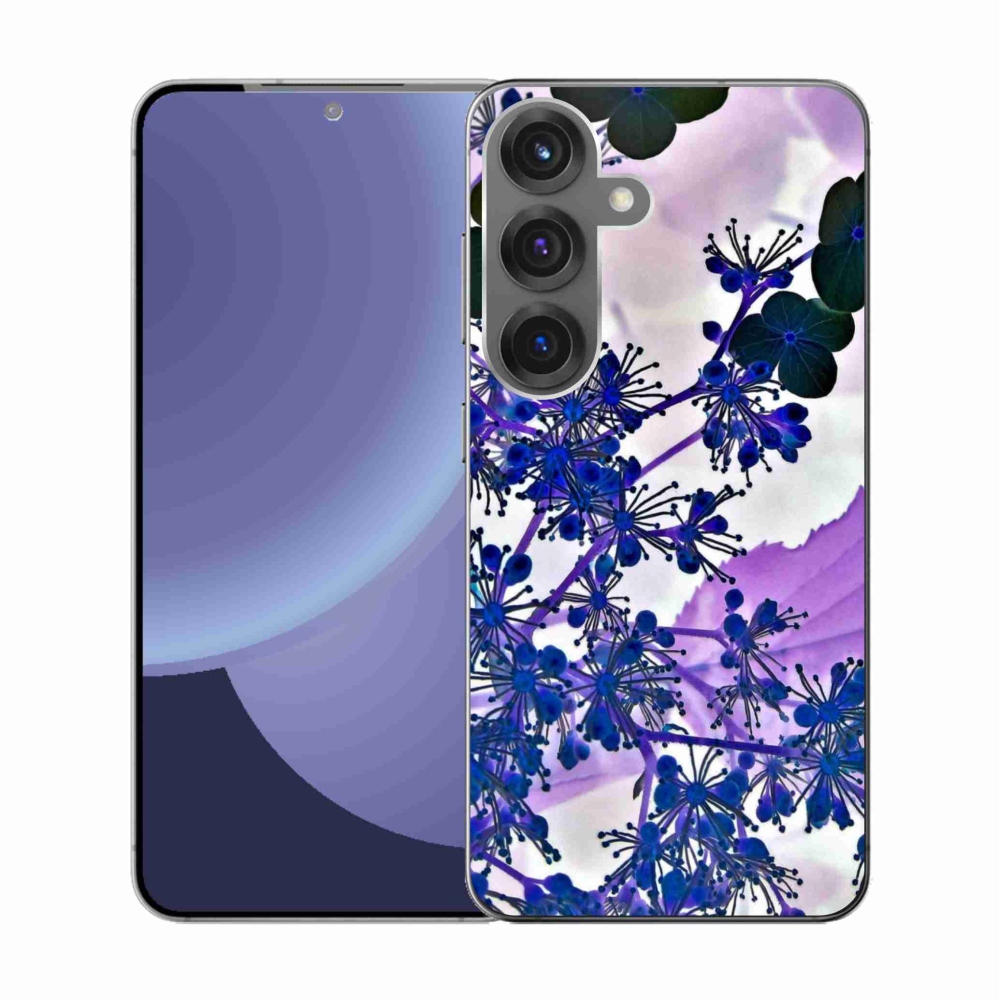 Gél borítás mmCase Samsung Galaxy S25 készülékhez - hortenzia virág