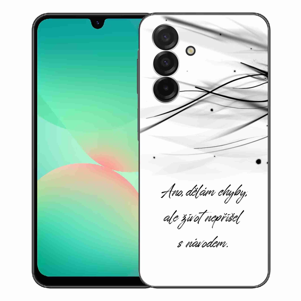 Gél borítás mmCase Samsung Galaxy A26 5G - idézem fehér háttér