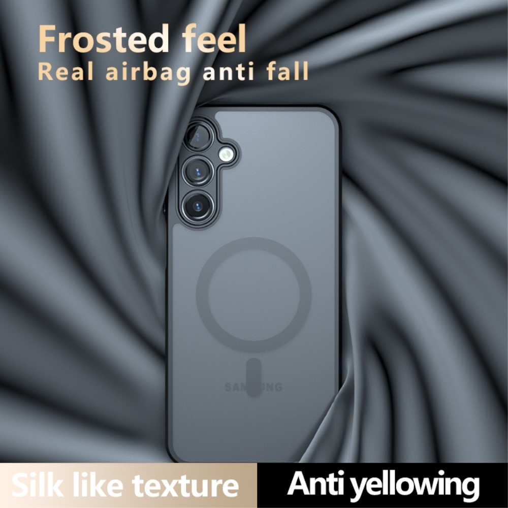 Matta zselés tok MagSafe-val a Samsung Galaxy A16 4G/5G készülékhez - fekete