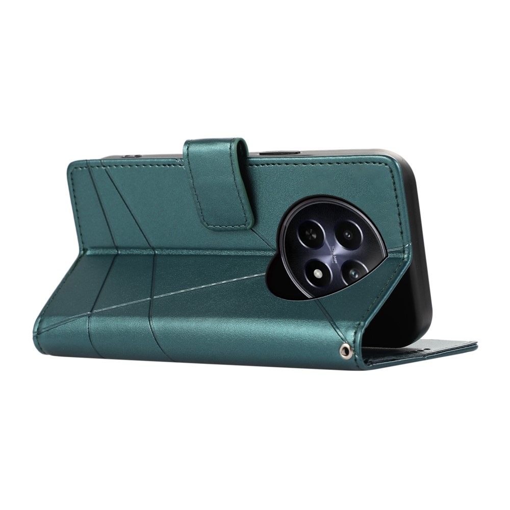 Line könyvtáska a Realme 12 5G/12x 5G készülékhez - zöld