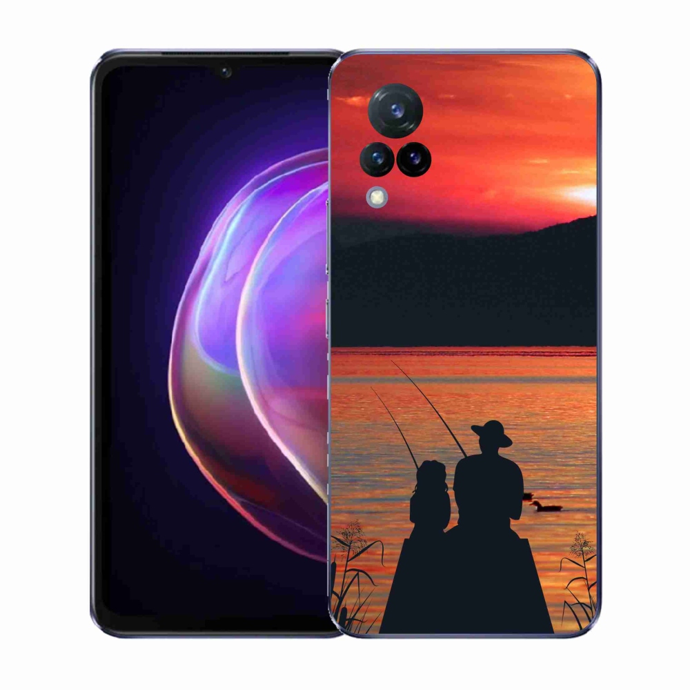 Gél borítás mmCase a Vivo V21 4G/5G számára - halászat 3