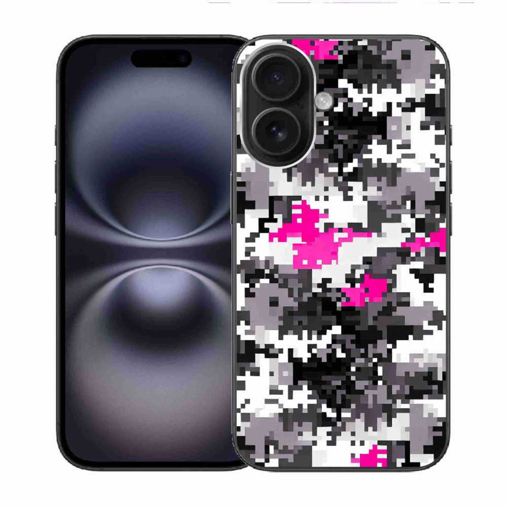 Zselés borítás mmCase iPhone 16 készülékhez - terepszínű minta 4